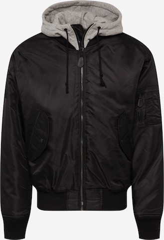 Brandit Winter jacket in Black: front