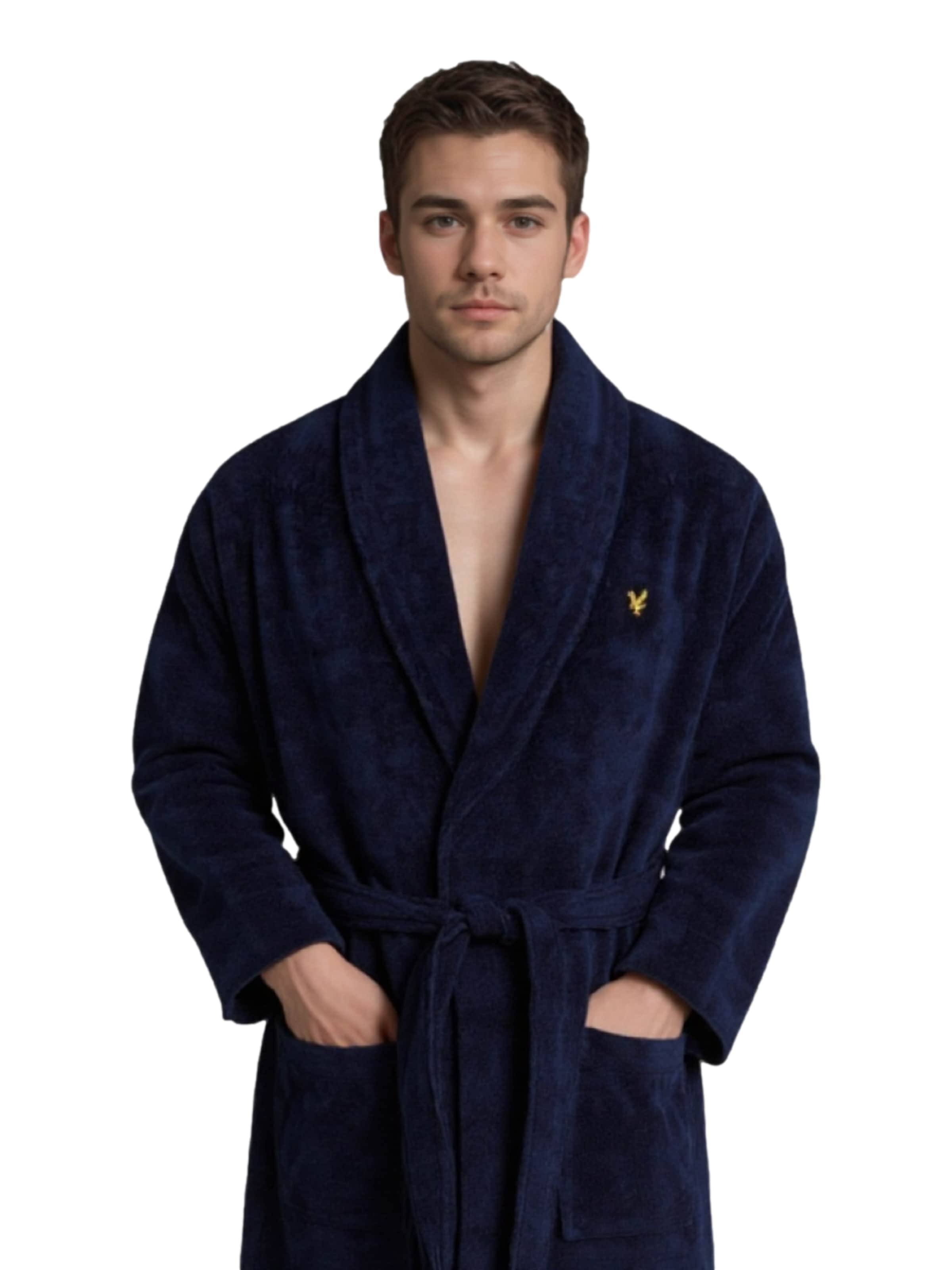 Lyle & Scott Lang badedragt 'Lucas' i blå: forside