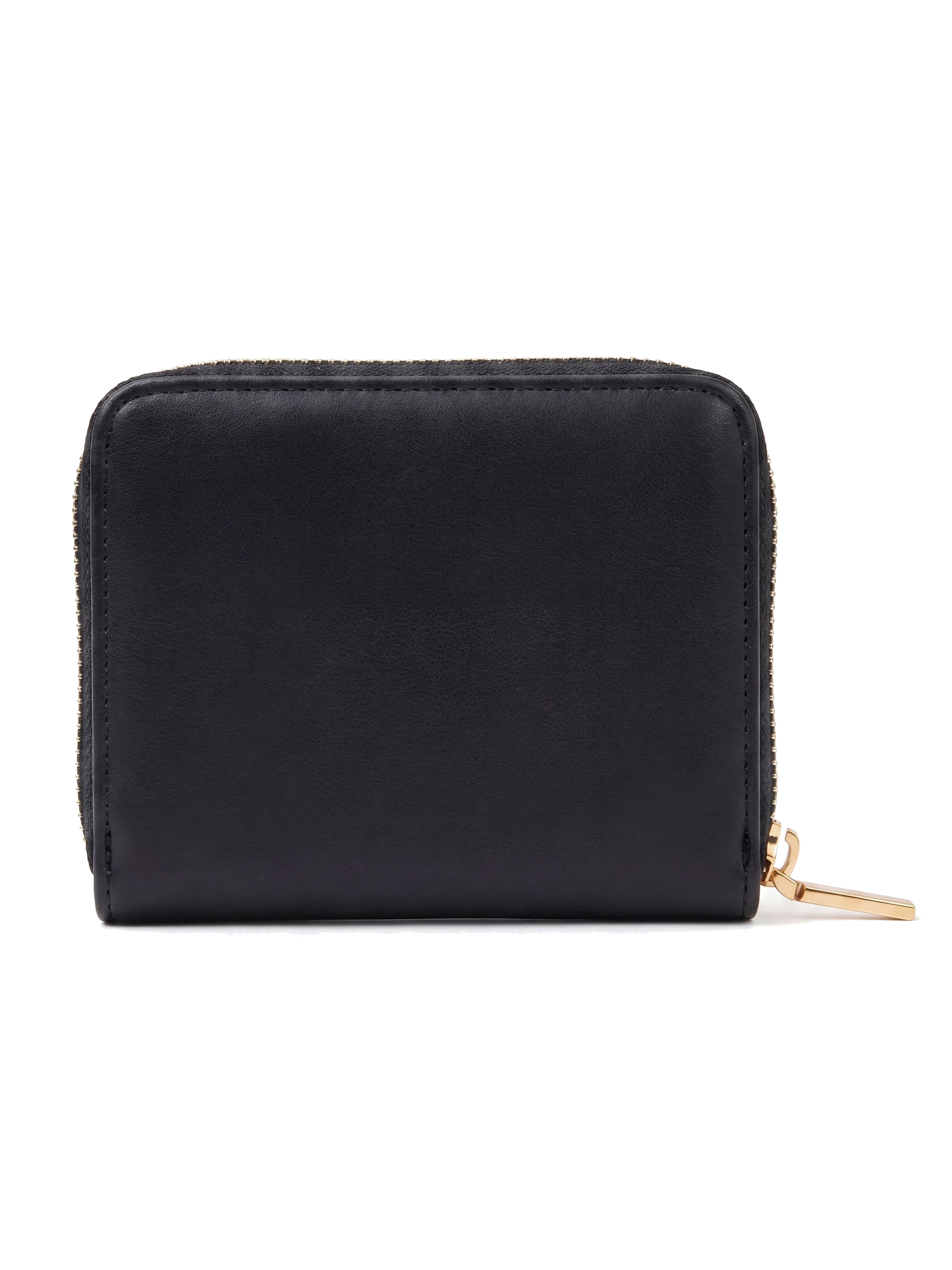 MILLYMILK® Wallet 'PURA SMALL' in Black: front