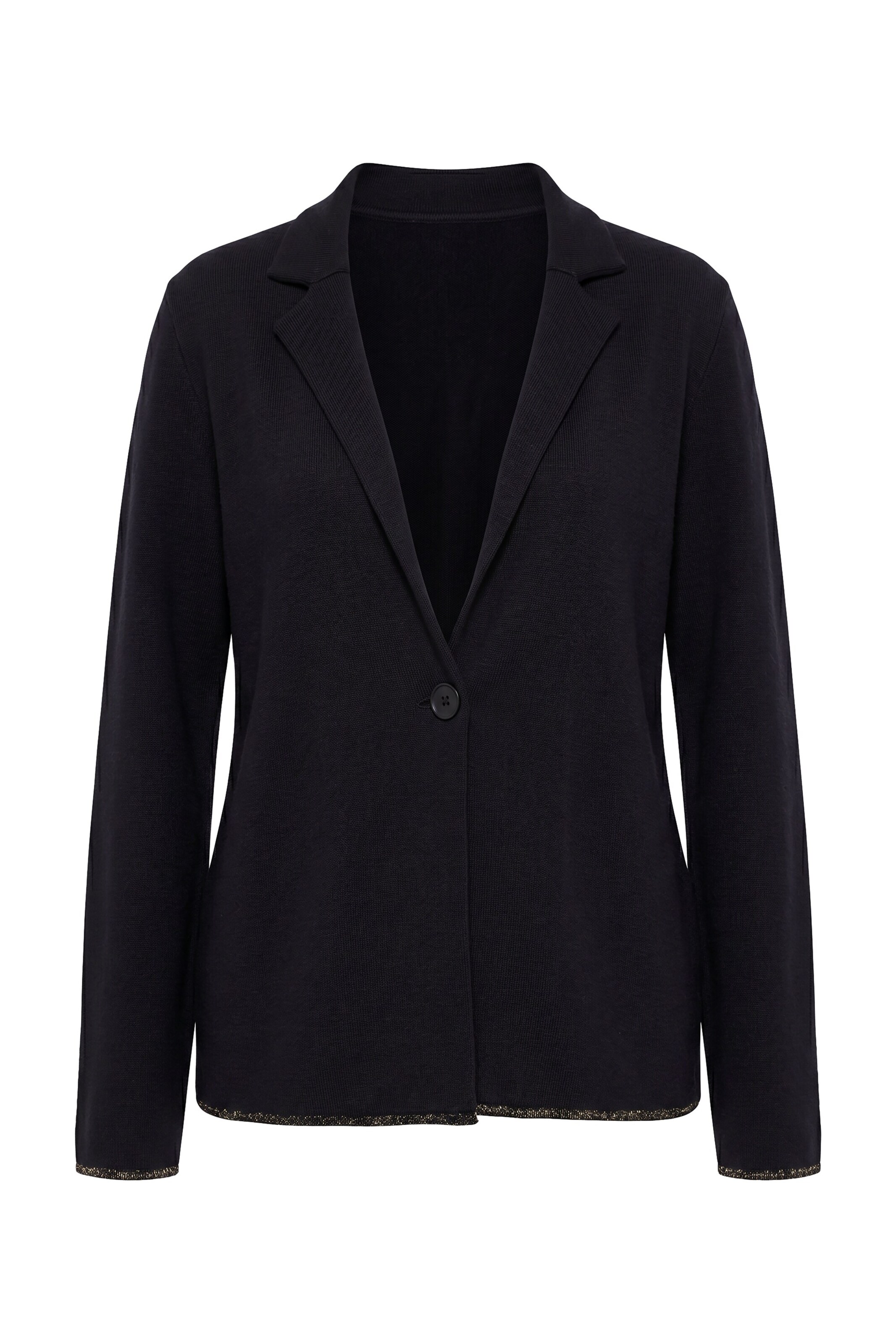 Ulla Popken Blazer in Black: front
