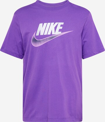 Tricou 'FUTURA' de la Nike Sportswear pe mov: față