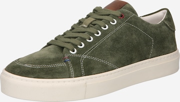 Bata Platform trainers in Green: front