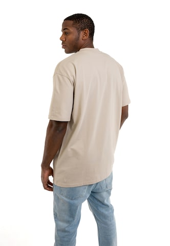 Johnny Urban Koszulka 'Sammy Oversized' w kolorze beżowy