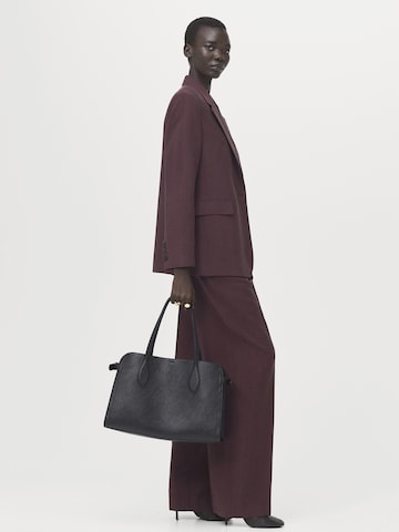 MANGO Szabványos Ráncos nadrág 'Veronica' - lila