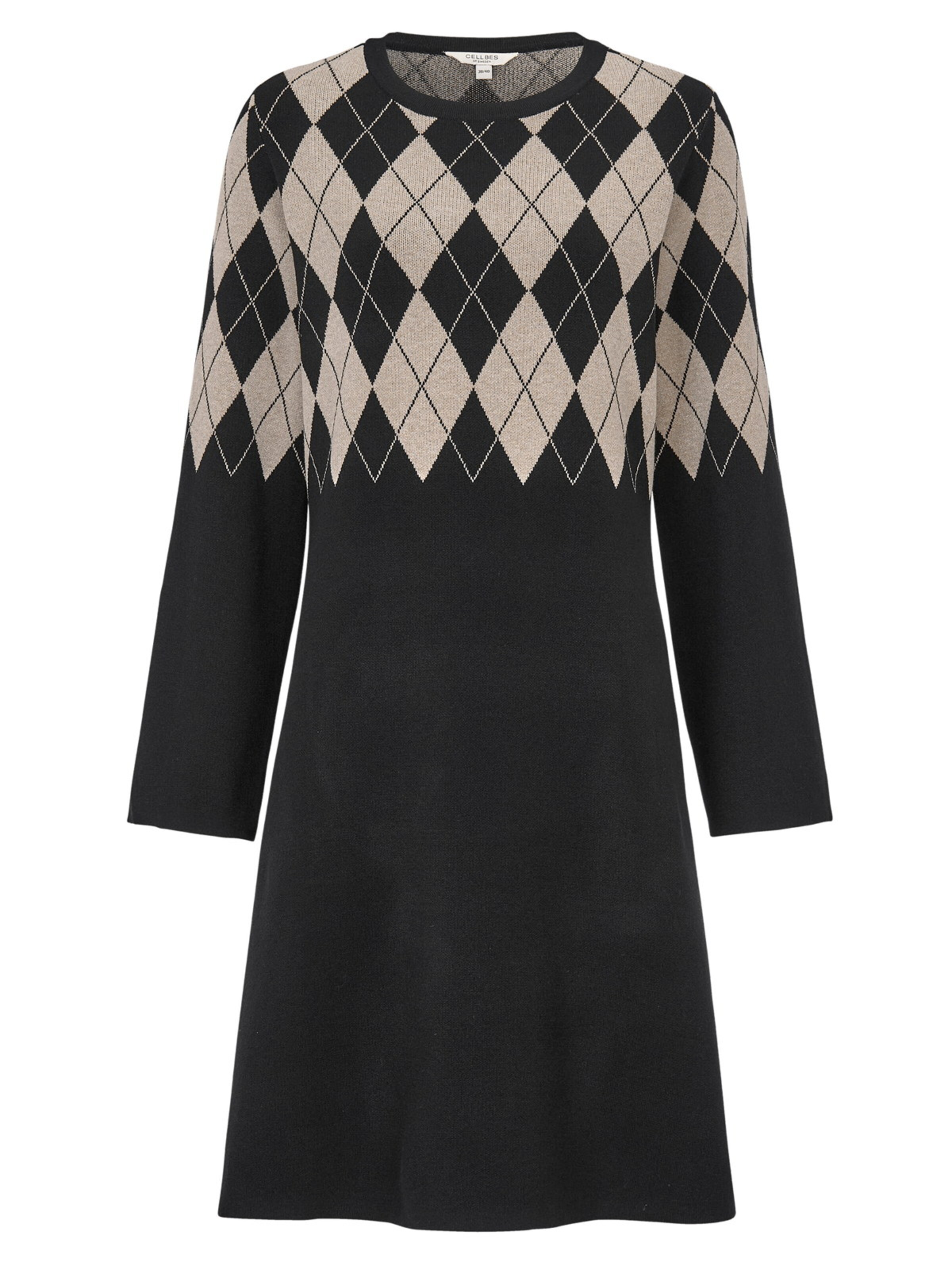 Cellbes of Sweden Knit dress in XS-S in Mixed colours / Black, Item view