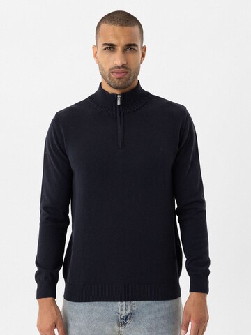 Anou Anou Jumper 'Enrifo' in Blau: Vorderseite