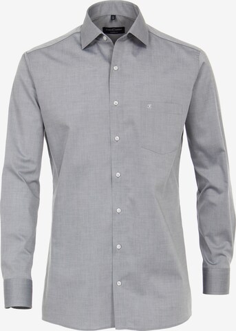 CASAMODA Regular fit Button Up Shirt in Grey: front