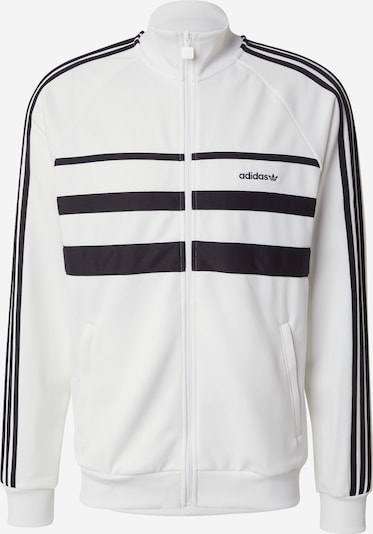 ADIDAS ORIGINALS Bluza rozpinana 'THE FIRST' w kolorze czarny / białym, Podgląd produktu