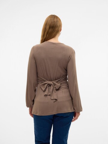 MAMALICIOUS Shirt in Brown