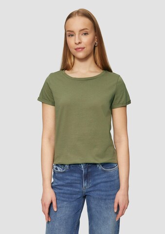 T-shirt QS en vert : devant