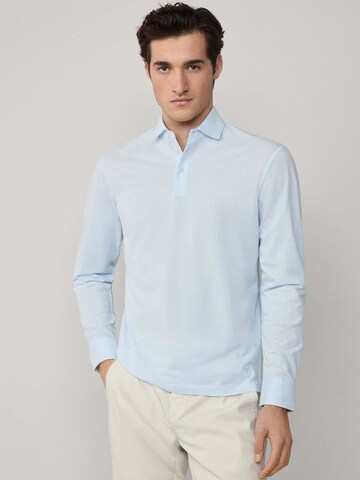 Hackett London Shirt in Blauw: voorkant