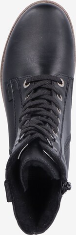 Rieker Lace-Up Ankle Boots in Black