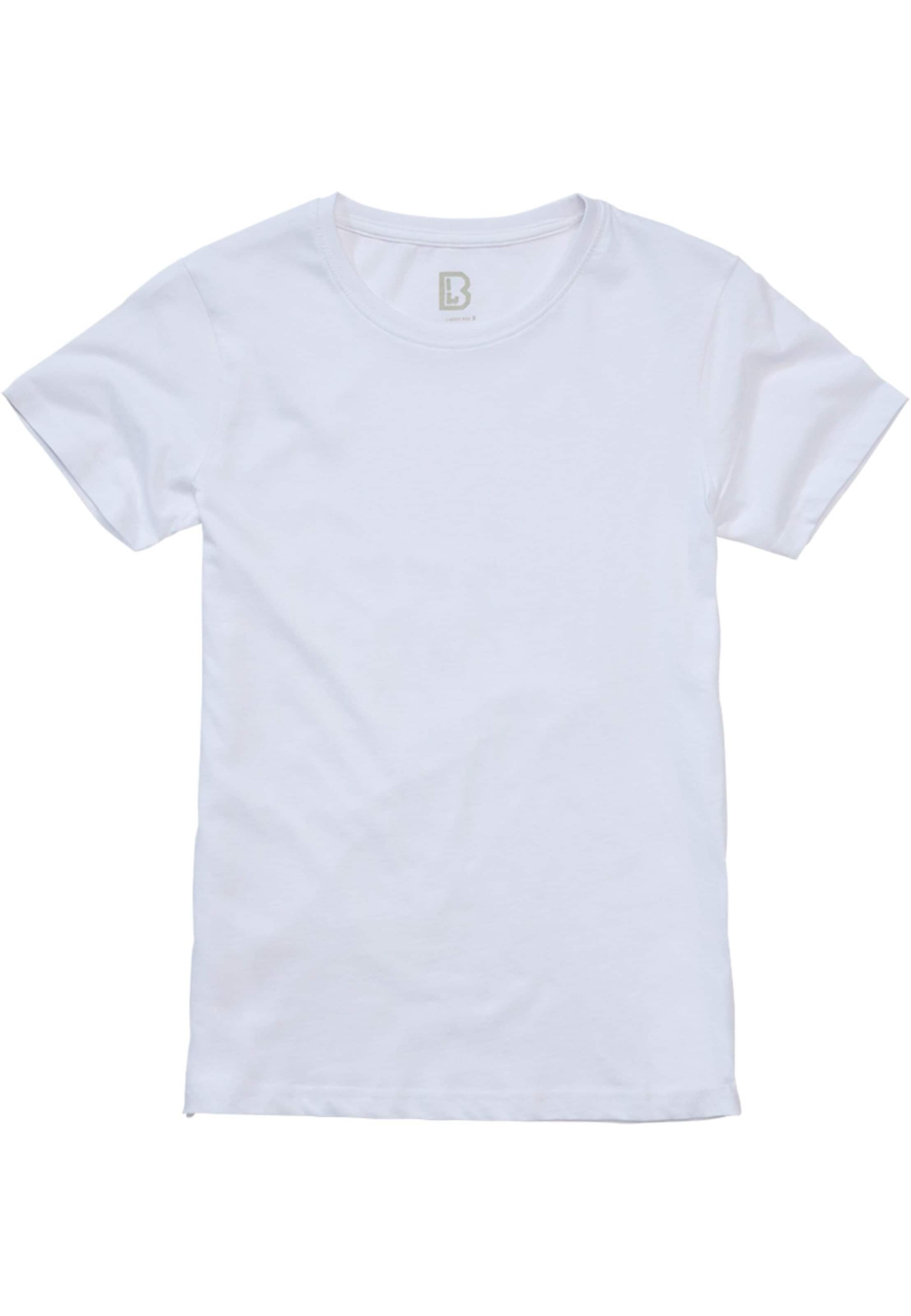 Maglietta di Brandit in bianco: frontale