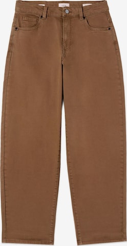 Pantalon oltre en marron : devant