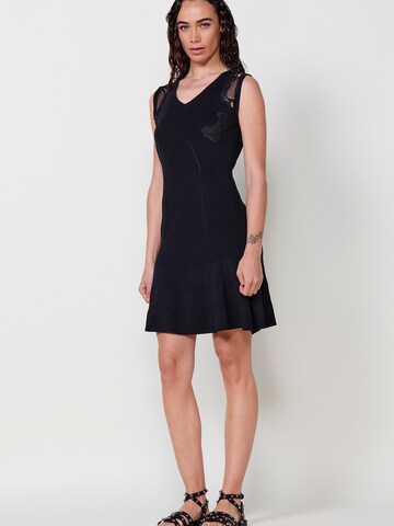 KOROSHI Knit dress in Black