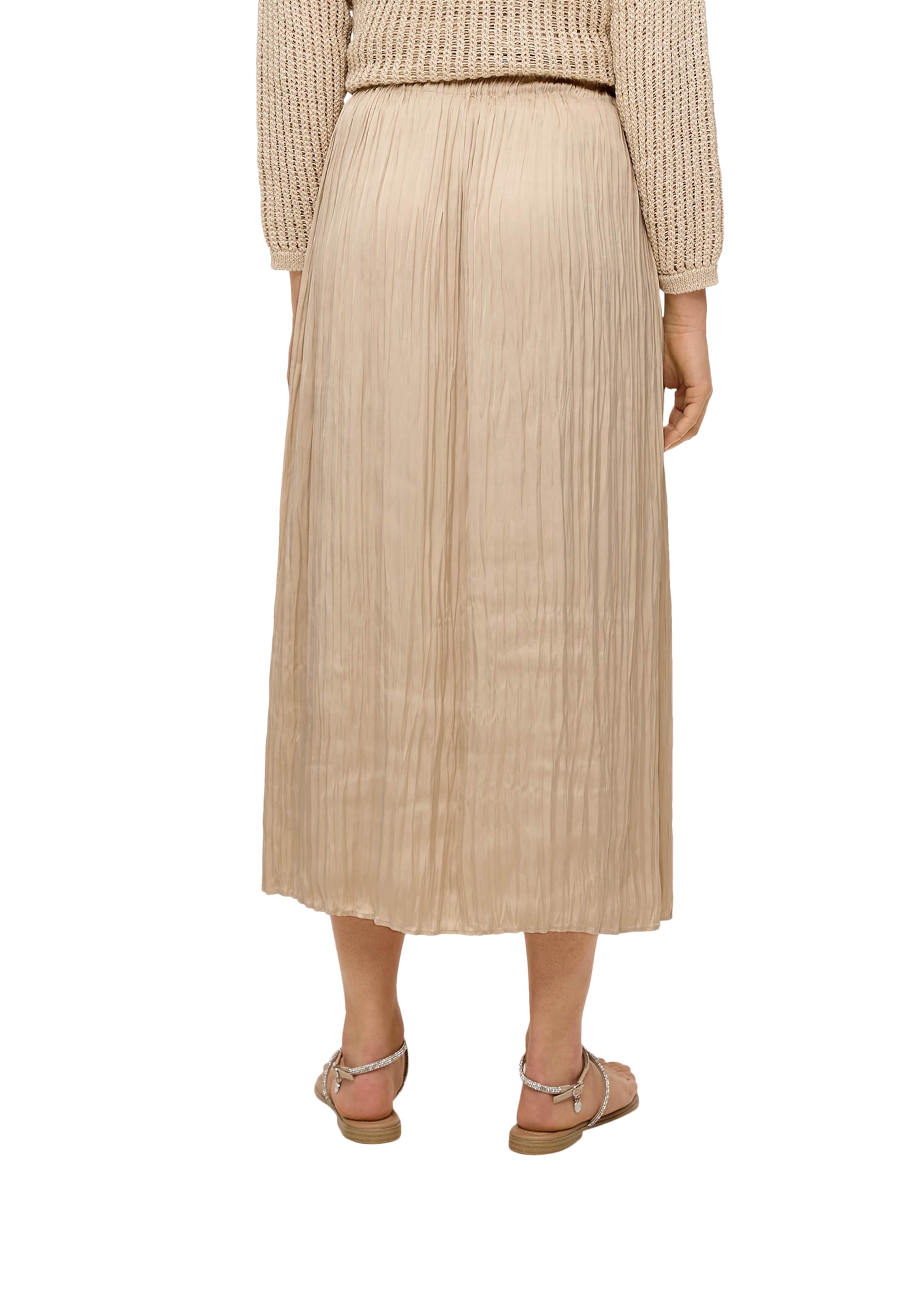 s.Oliver BLACK LABEL Skirt in Beige: back