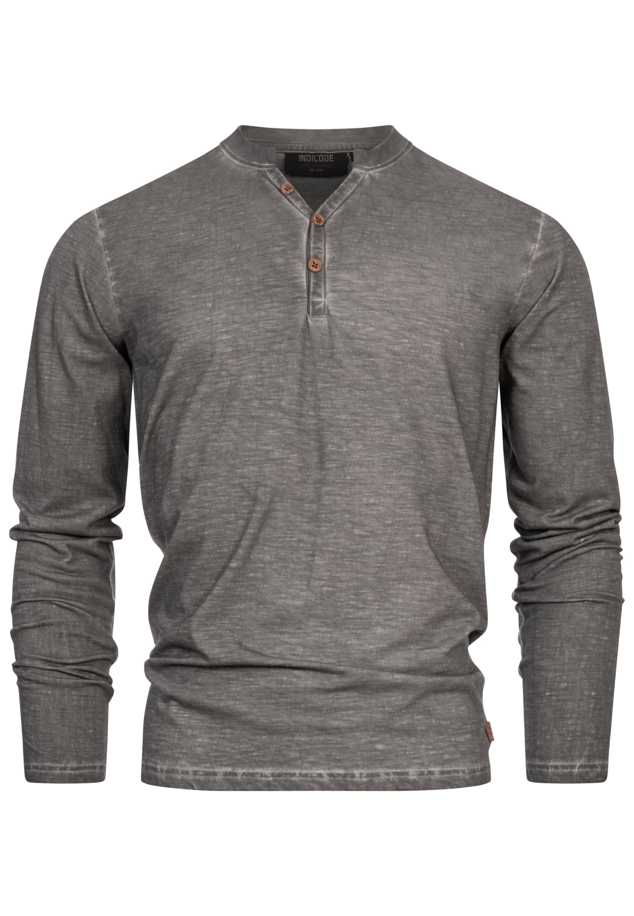 INDICODE JEANS Shirt ' Kilsone ' in Grey: front