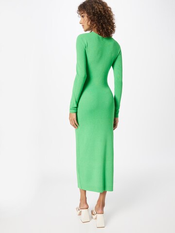 BZR Gebreide jurk 'Lela Jenner' in Groen