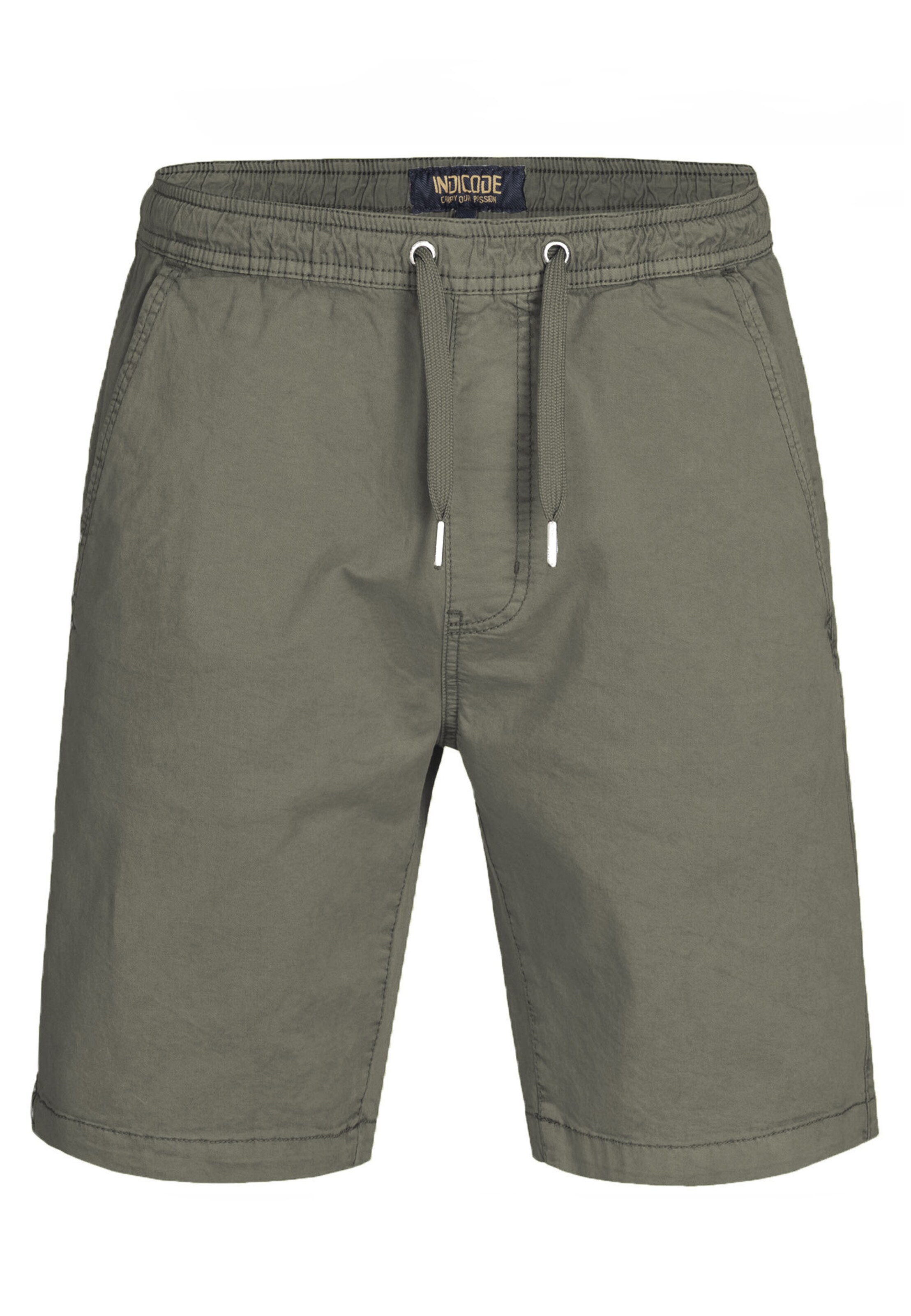 INDICODE JEANS Broek 'Kelowna' in Groen: voorkant