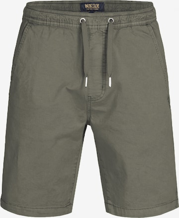 INDICODE JEANS Broek 'Kelowna' in Groen: voorkant