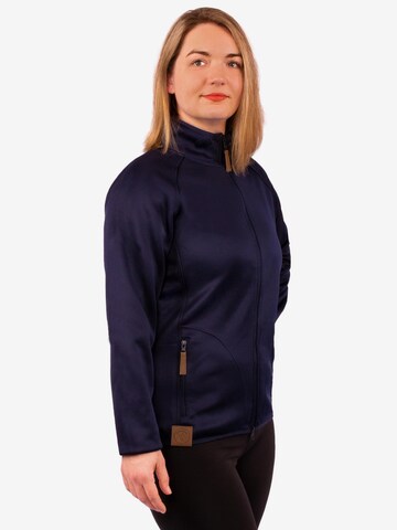 Gipfelglück Athletic Fleece Jacket 'Tamara' in Blue