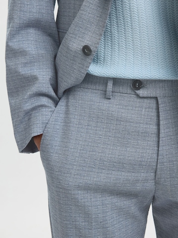 SELECTED Regular Trousers with creases in Blue