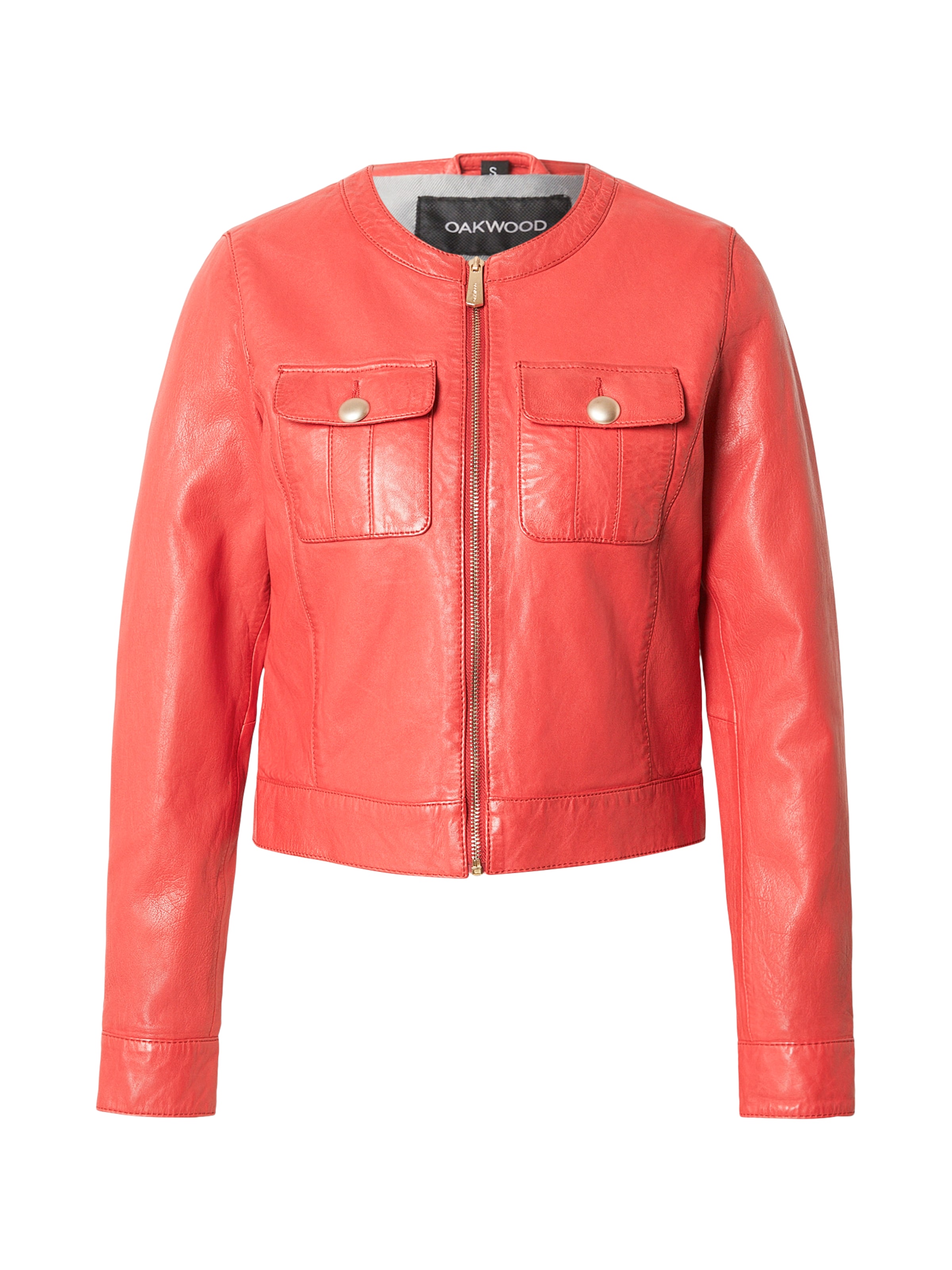 sarkans OAKWOOD Starpsezonu jaka 'SUSAN': no priekšpuses