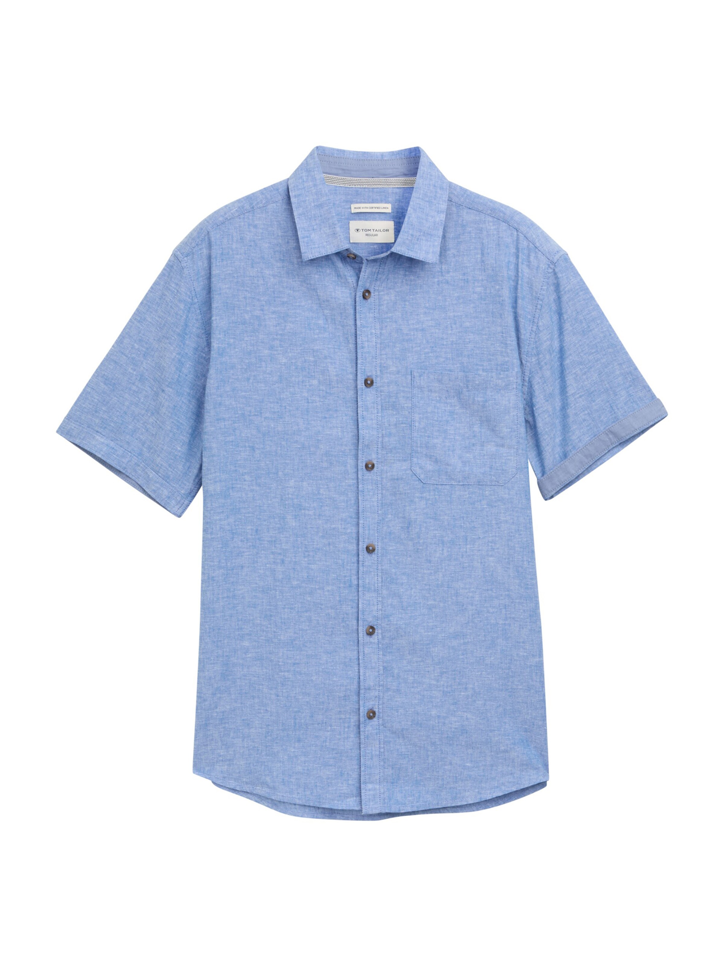 TOM TAILOR Košeľa - Modrá: predná strana