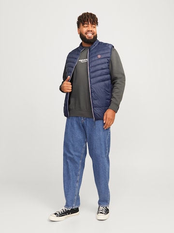 Gilet 'JJESPrint' di Jack & Jones Plus in blu