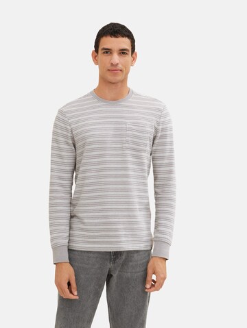 T-Shirt TOM TAILOR en gris : devant