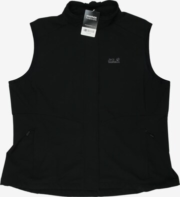 JACK WOLFSKIN Weste 4XL in Schwarz: Vorderseite