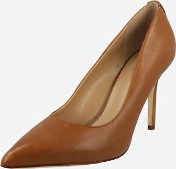Lauren Ralph Lauren - Zapatos con plataforma en marrón: frente