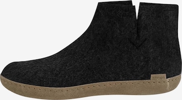 Glerups Hausschuh 'Classic' in Schwarz: Vorderseite