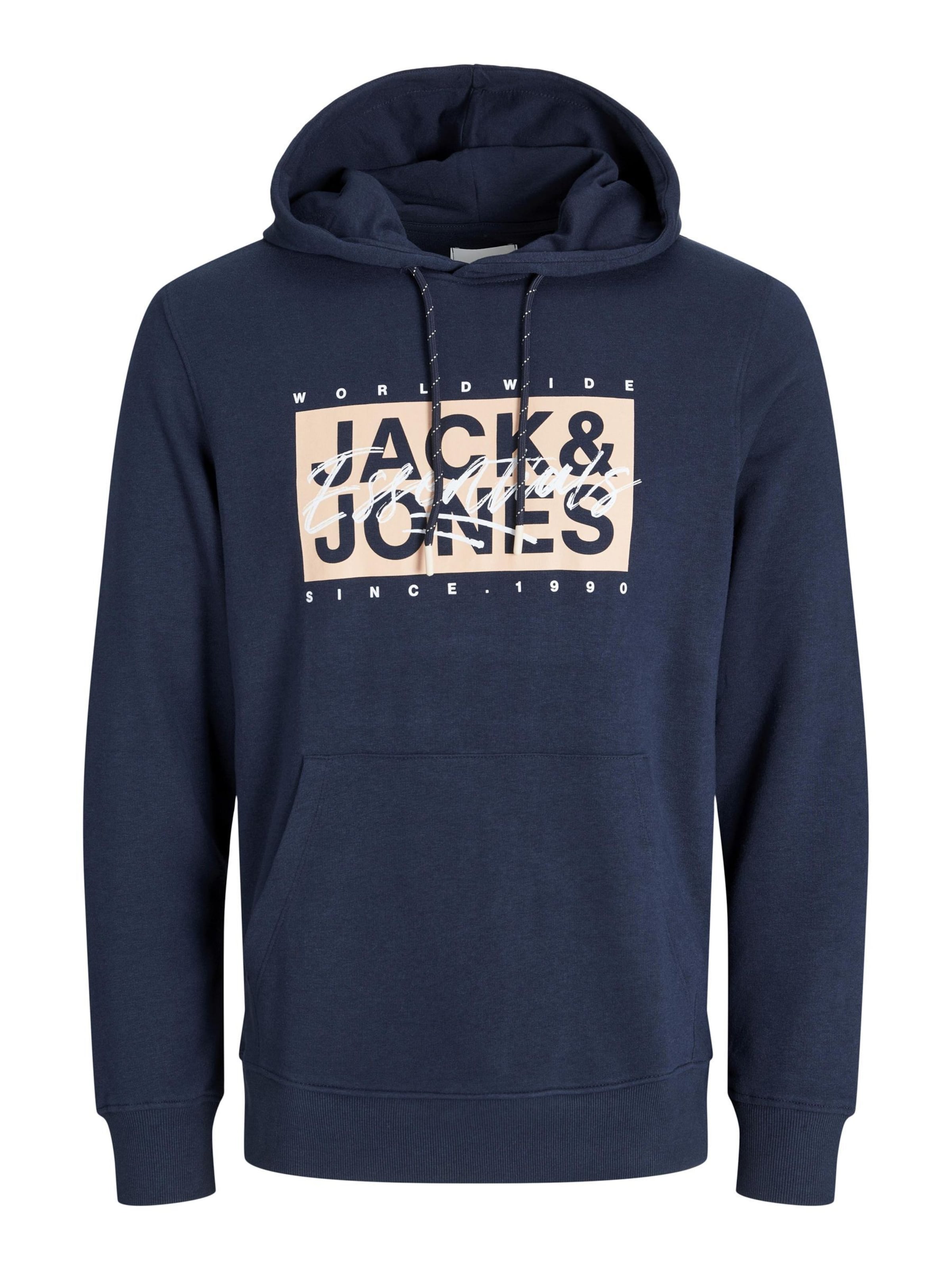 Felpa di JACK & JONES in blu: frontale