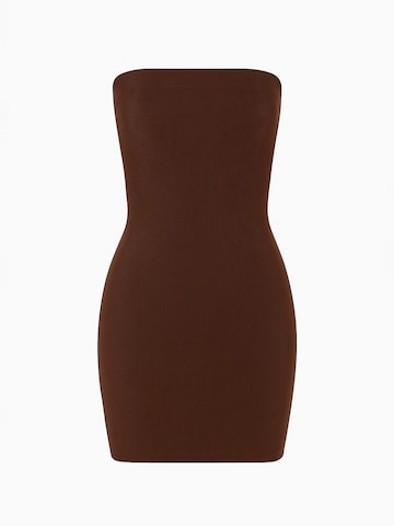 Nudyess Summer Dress 'Melrose Mini' in Brown: front