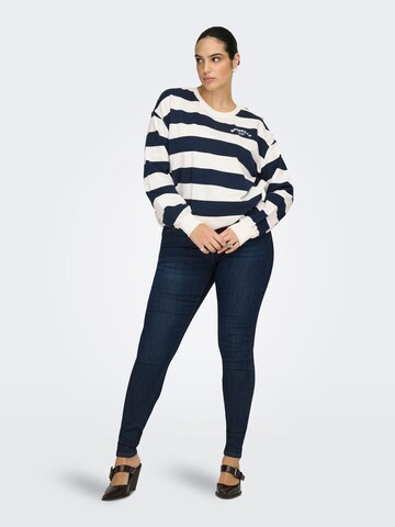 Sweat-shirt 'CARISLA' ONLY Carmakoma en blanc