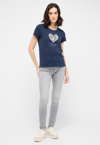 MUSTANG T-Shirt 'Alma' in Blau