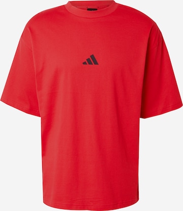 T-Shirt fonctionnel ADIDAS SPORTSWEAR en rouge : devant