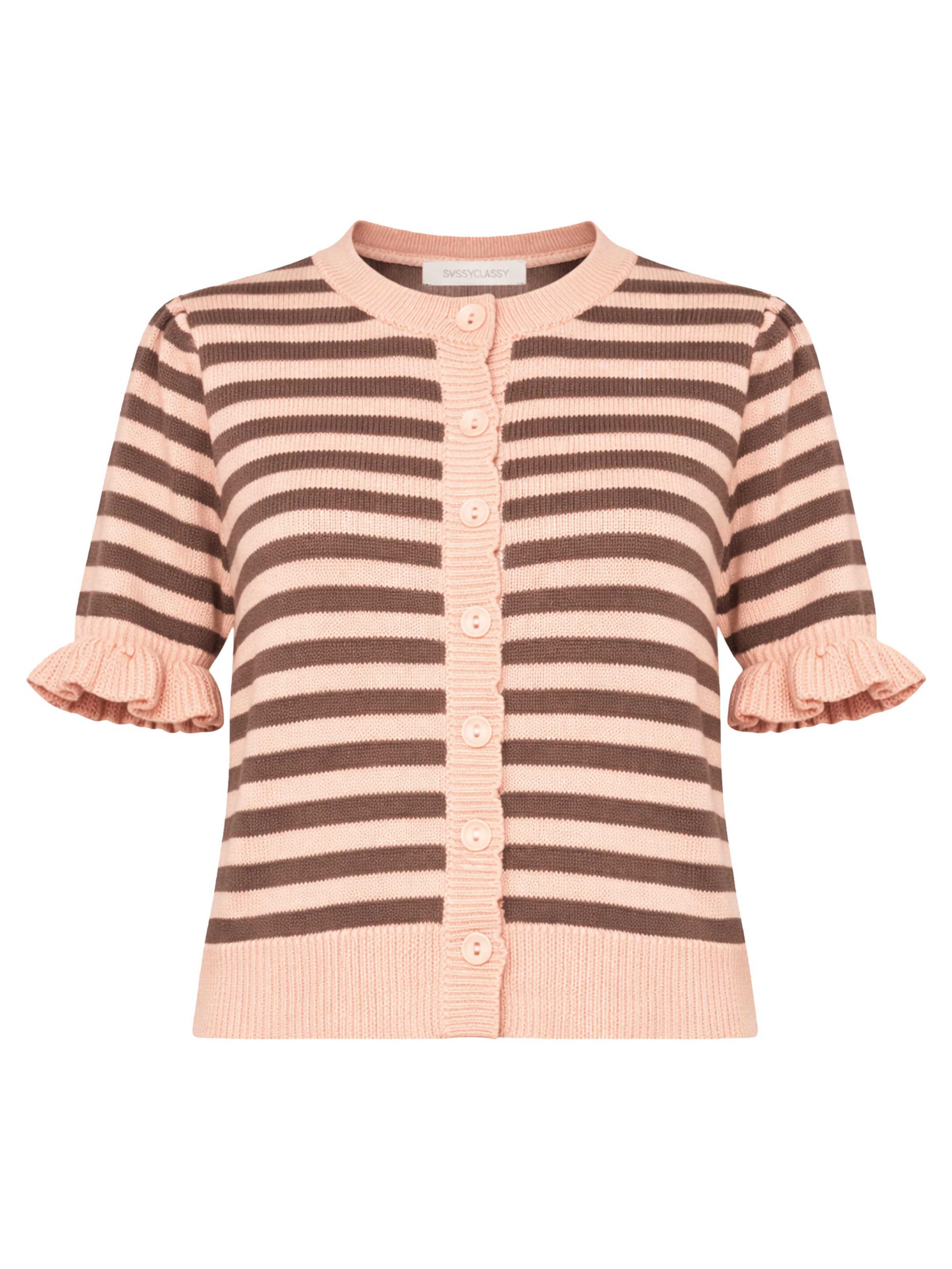 SASSYCLASSY Knit Cardigan in Rose, Item view