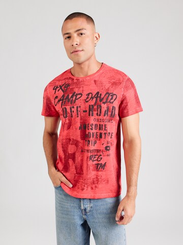 CAMP DAVID T-Shirt in Orange: Vorderseite