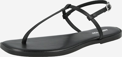 Šlepetės per pirštą 'Cassandra' iš ABOUT YOU, spalva – juoda, Prekių apžvalga