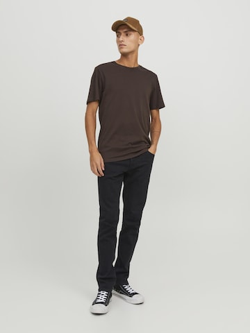 JACK & JONES Slim fit Jeans 'JJIGlenn' in Black