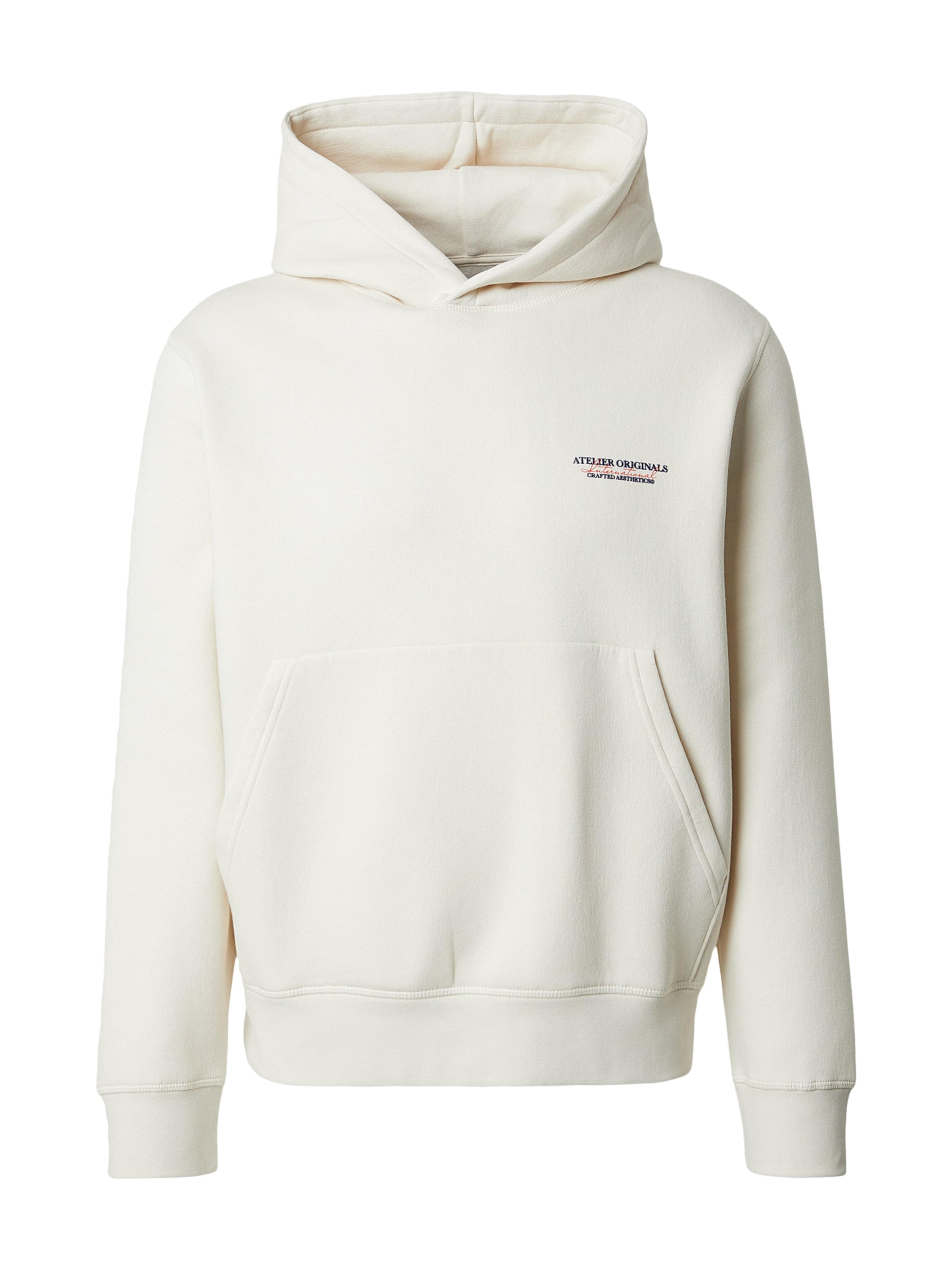 JACK & JONES Sweatshirt 'JWHISLINGTON' in White: front