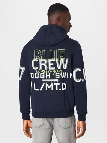 Sweat-shirt 'Ocean´s Seven II' CAMP DAVID en bleu