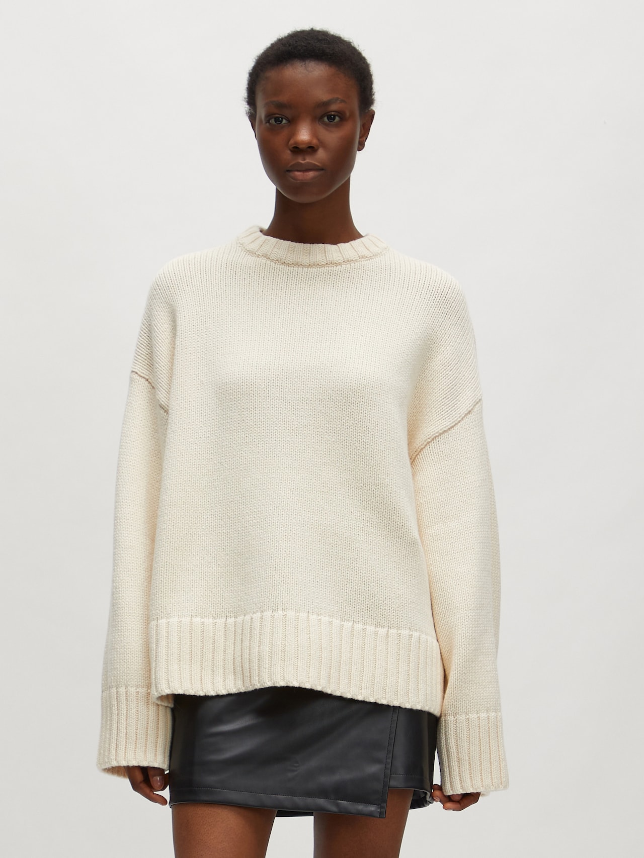 EDITED Produits Pull-over 'Christel' blanc