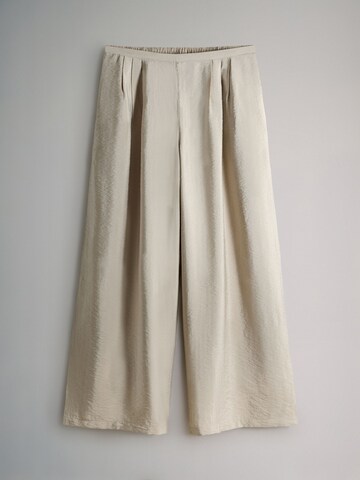 The Set Široký strih Nohavice - Béžová