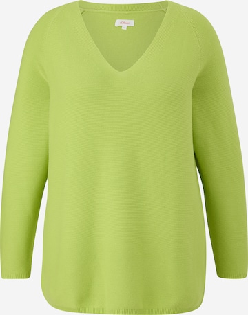 s.Oliver Sweater in Green: front