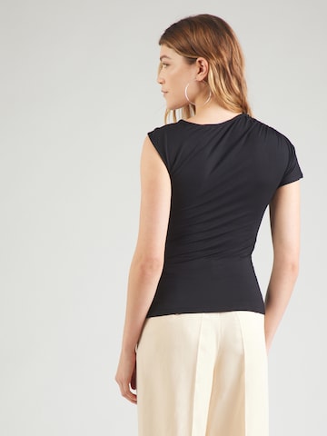 Karl Lagerfeld Μπλουζάκι σε μαύρο: πίσω