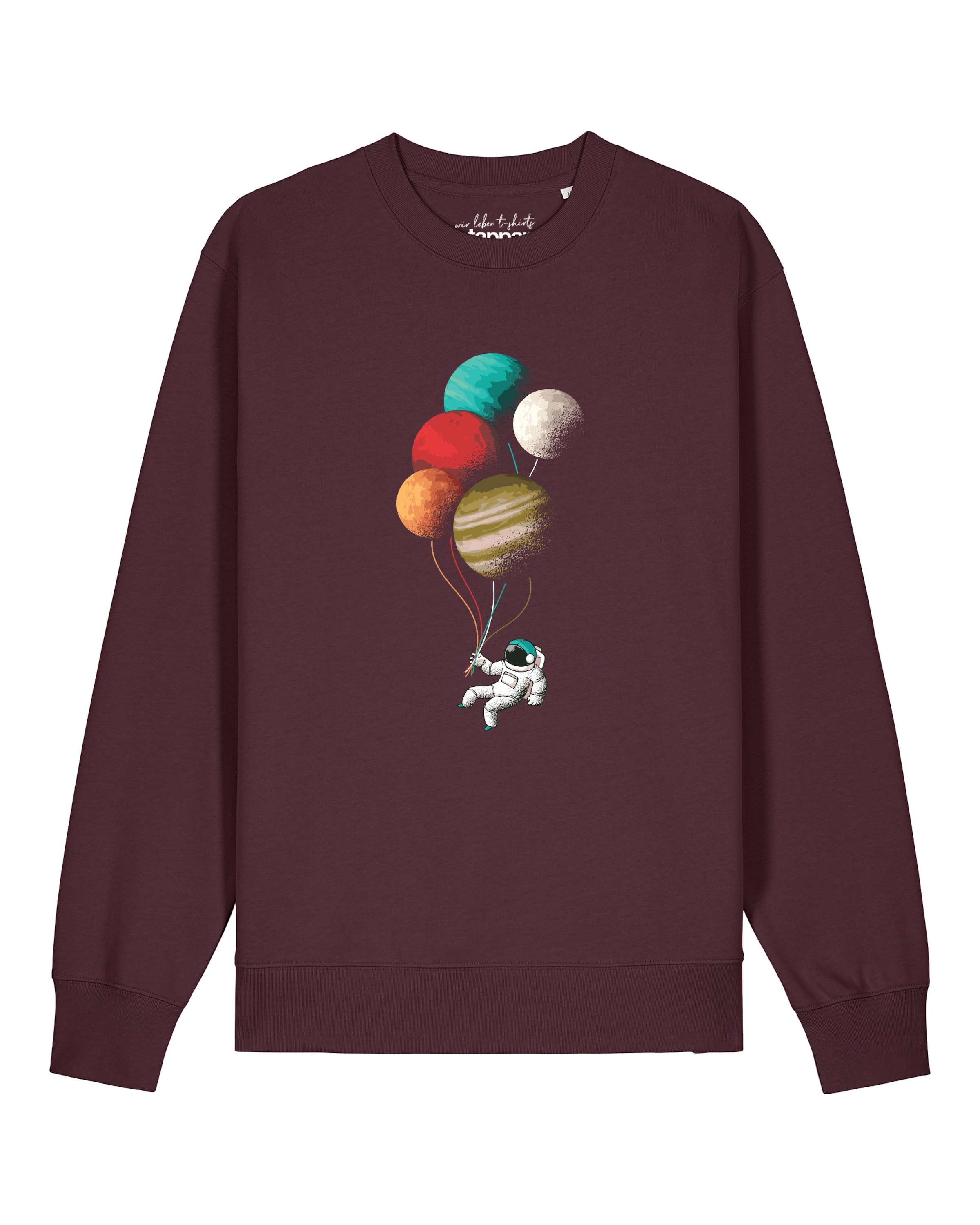 Watapparel Sweatshirt in Rood: voorkant