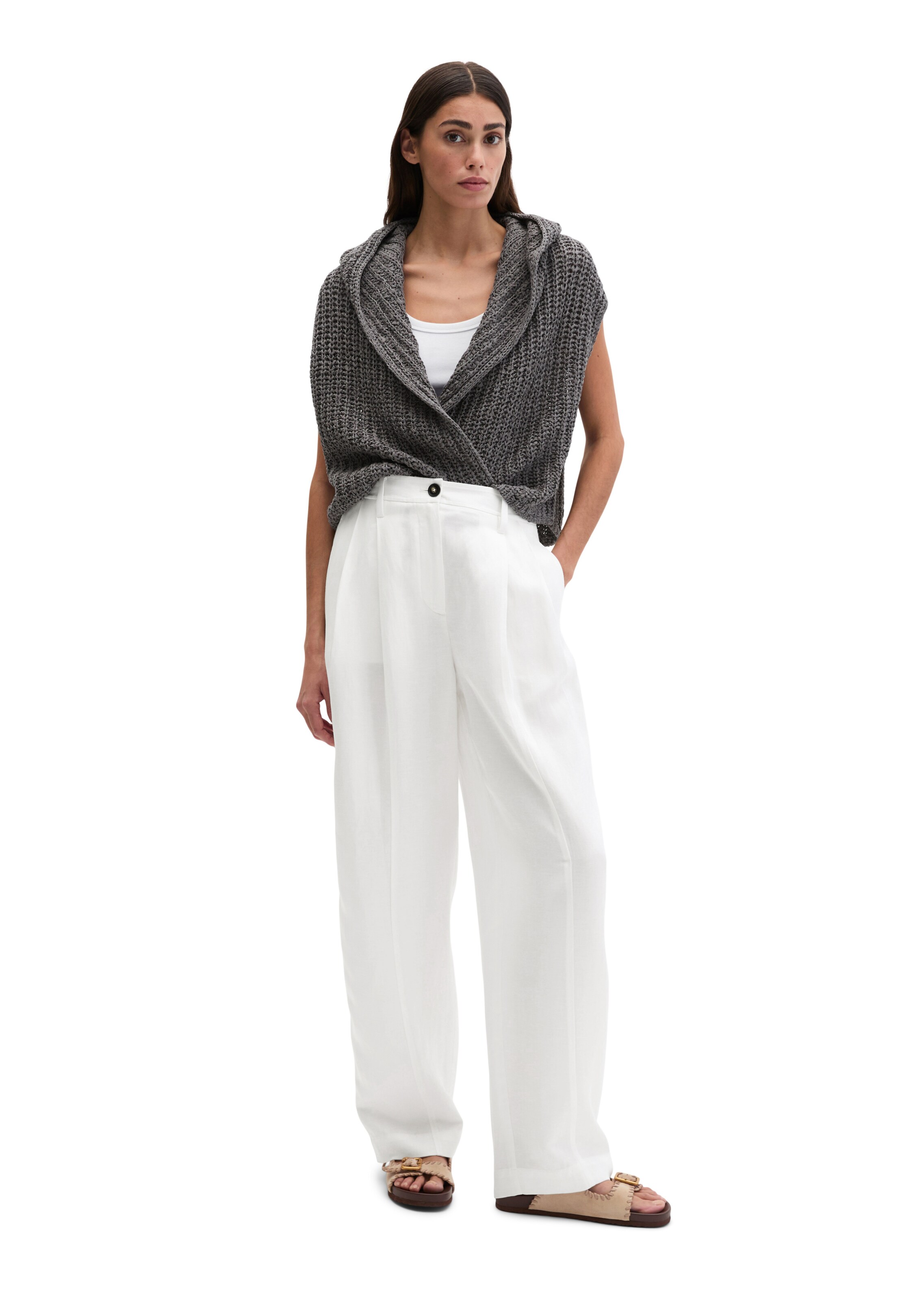 Marc O'Polo Knit cardigan in Grey